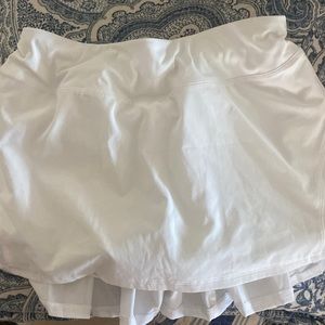 Crzy Yoga - White Tennis Skirt